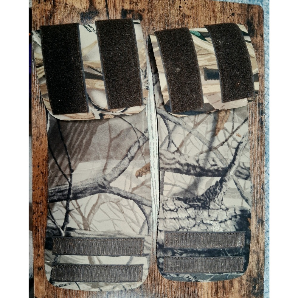 Advantage Wetlands Camo Gear Wraps Hunting Equipment Protection Covers Set of 2